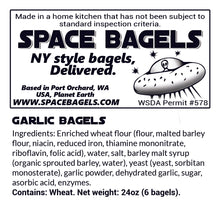 Load image into Gallery viewer, Garlic Bagels - 6 count