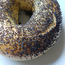 Load image into Gallery viewer, Poppy Seed Bagels - 6 count